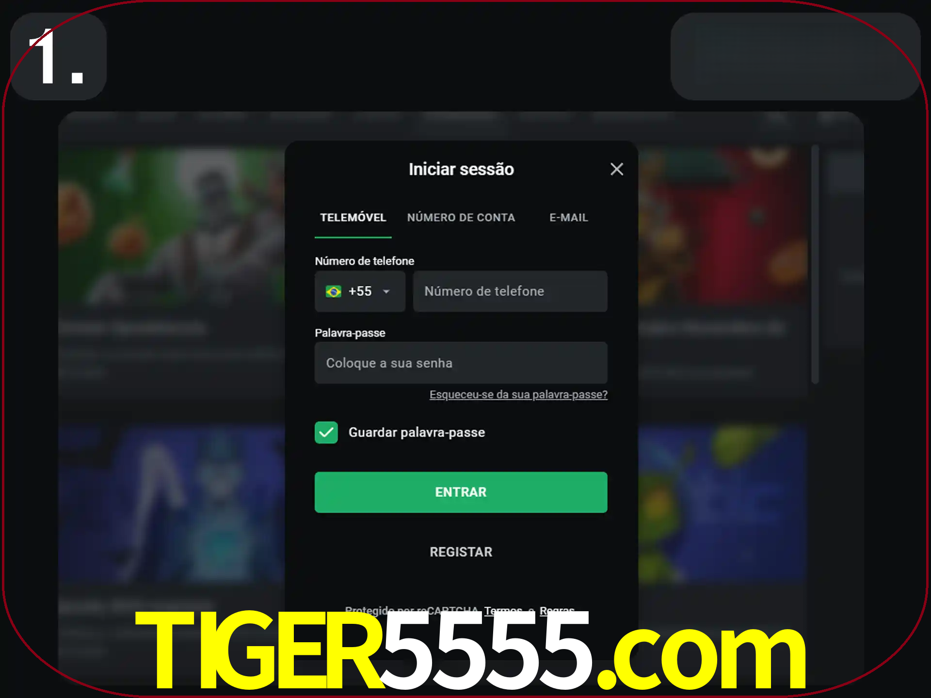 Acesse o site.