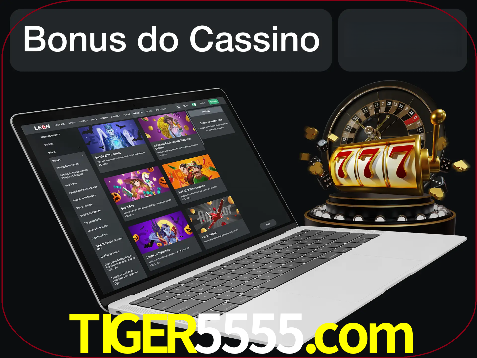 Use o bônus do cassino para começar melhor.