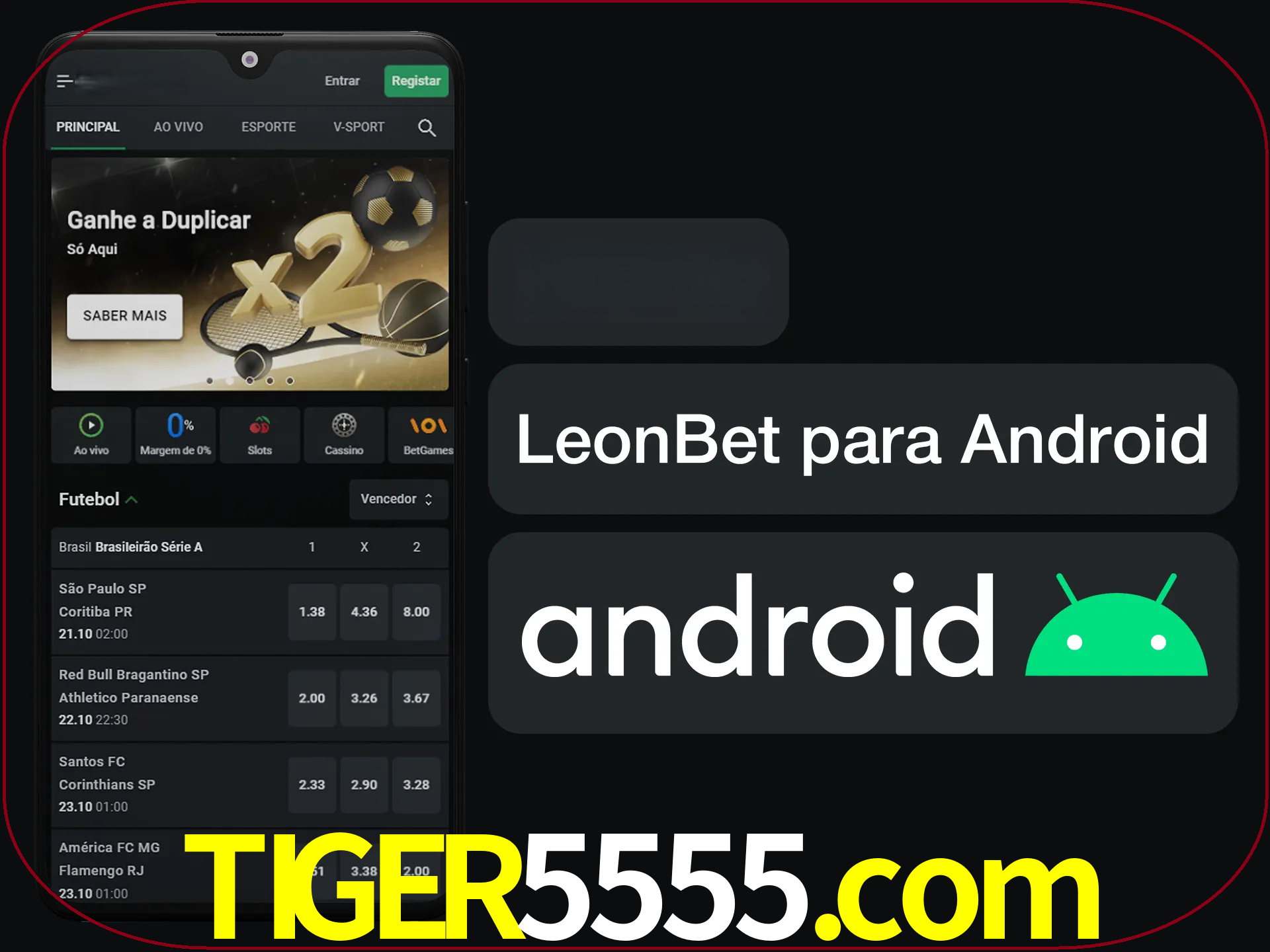 Adquira sua versão poket de LeonBet.
